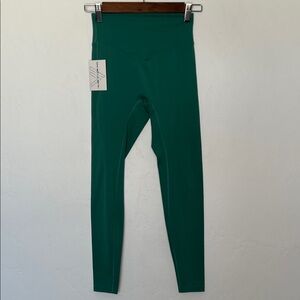Laki Active Leggings Green XS NWT High Rise Stretch Workout Yoga Pants